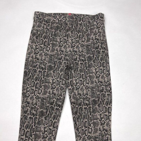 Spanx Jean-ish Snakeskin Ankle Jean Leggings Stretch Skinny Pant Pockets Women M - Picture 6 of 12